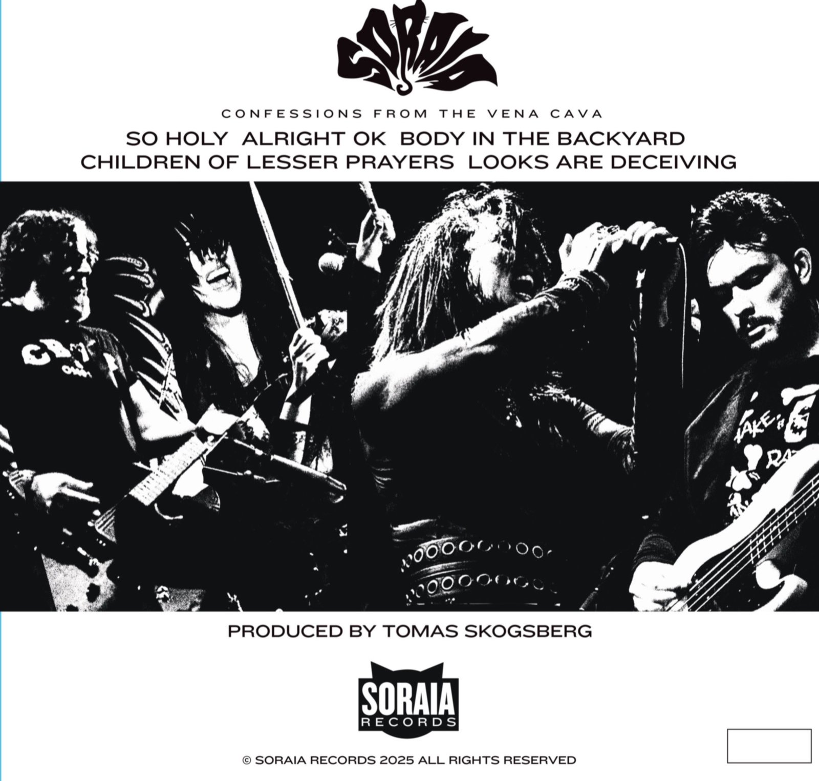 PREORDER: Confessions From The Vena Cava CD | Soraia